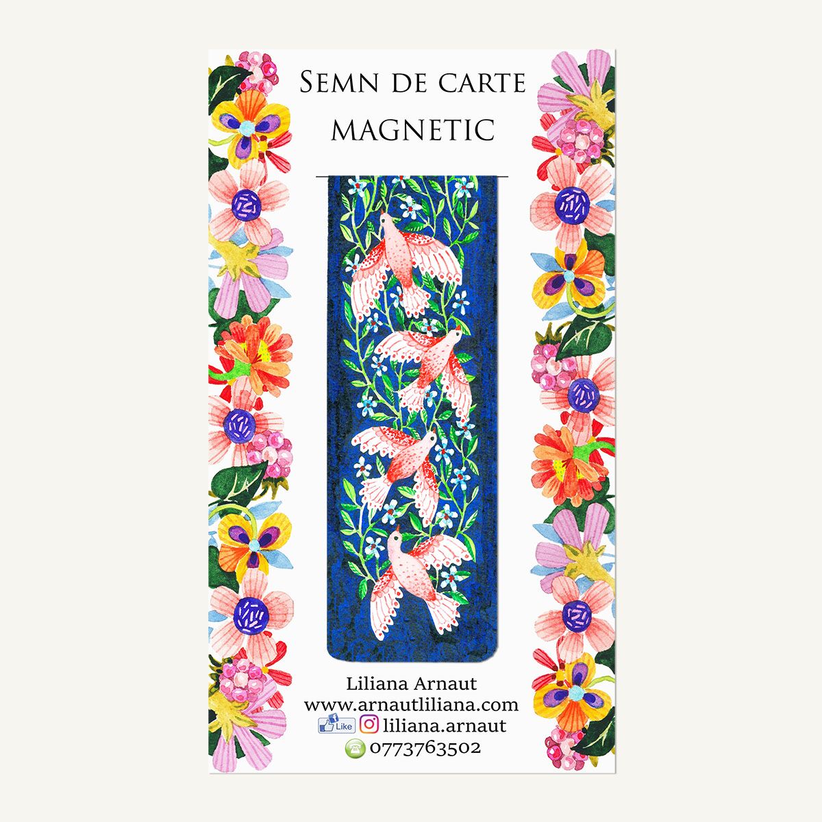 Semn magnetic de carte "Dăruind vei dobândi" - imagine 1