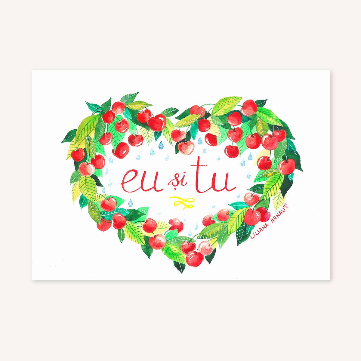 Magnet de frigider "Eu și tu" - imagine 1