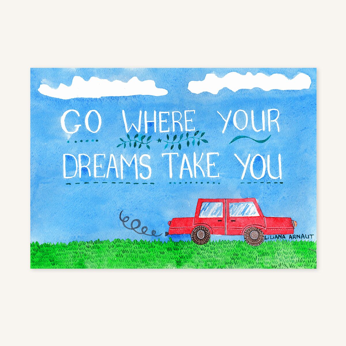 Magnet de frigider "Go where your dreams take you" - imagine 1