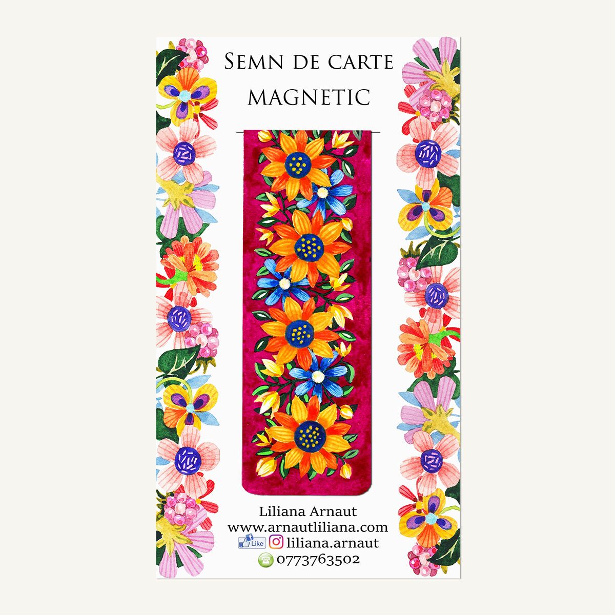 Semn magnetic de carte "Dragostea îndelung rabdă" - imagine 1