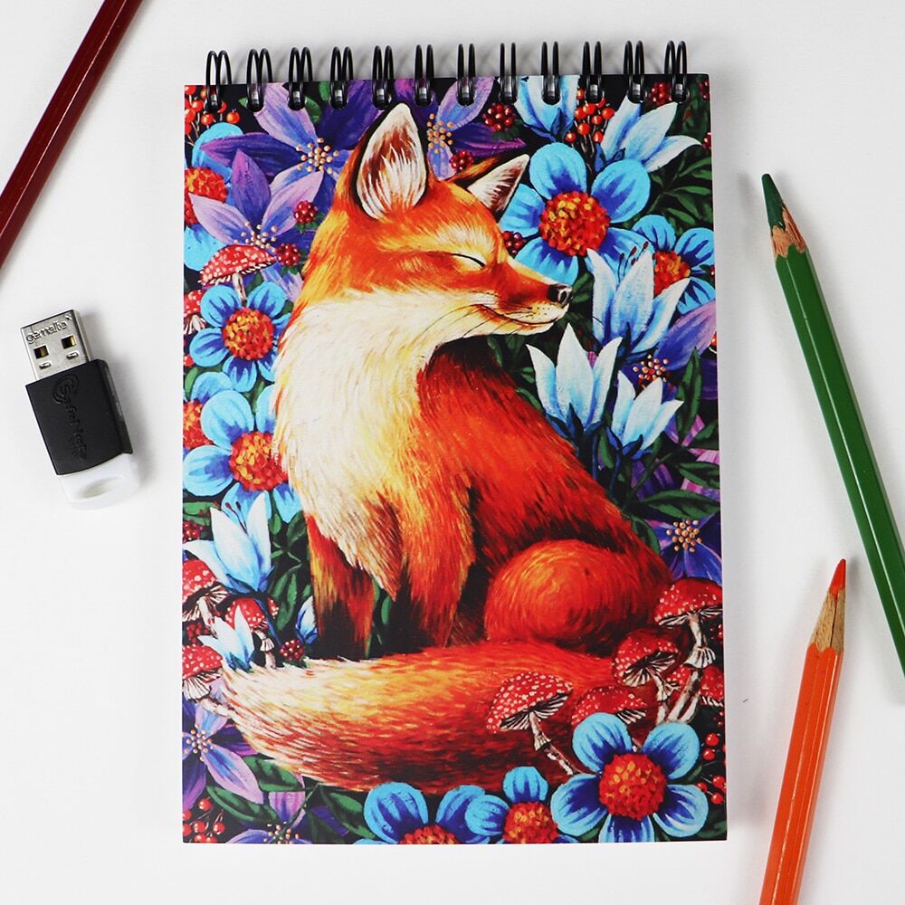 Carnet A6, 80 file albe “Vulpea“ - imagine 1