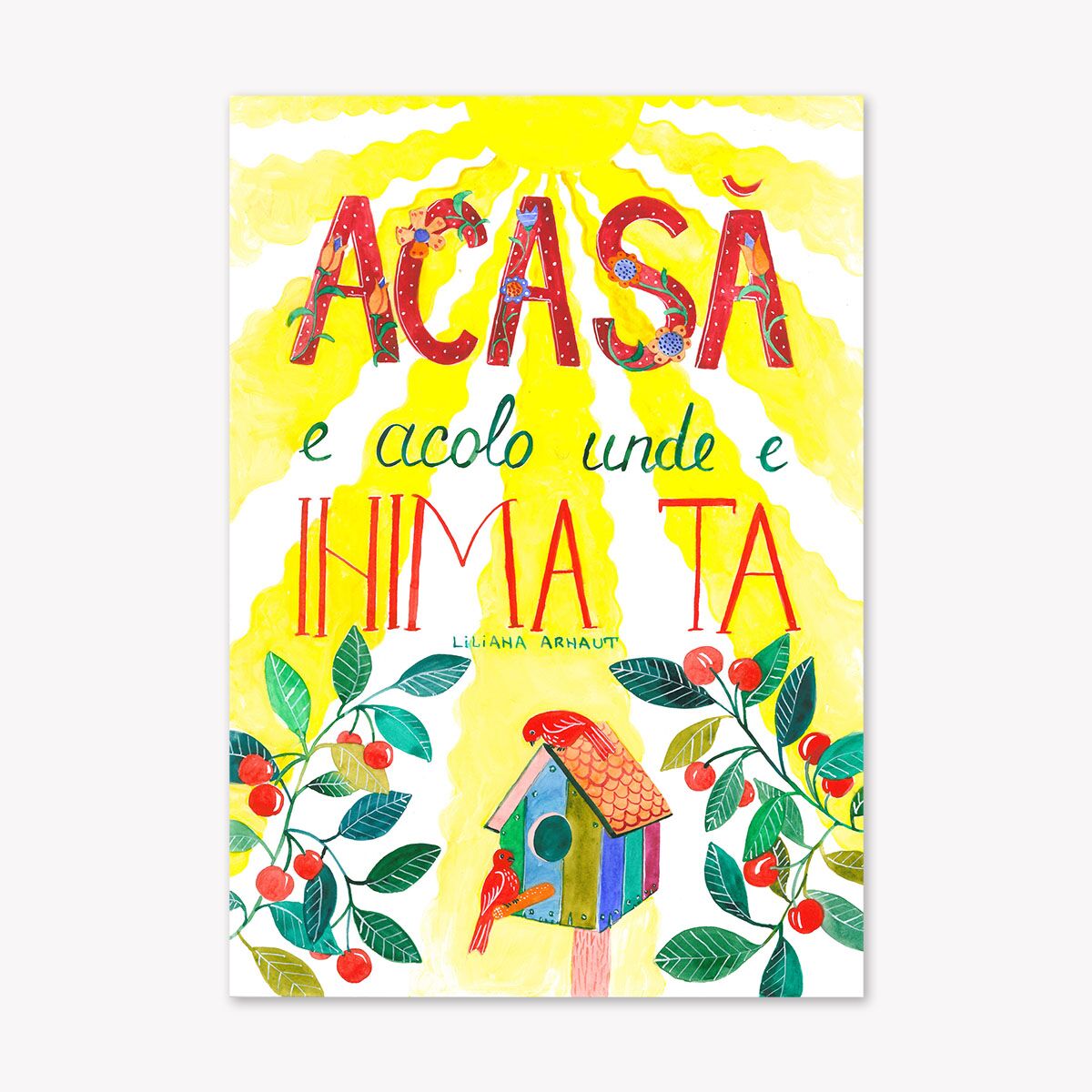 Magnet de frigider "Acasă e acolo unde e inima ta" - imagine 1