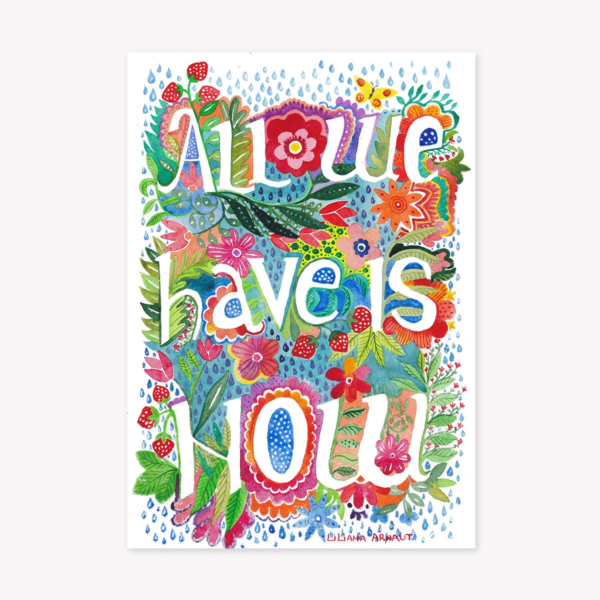 Magnet de frigider "All we have is now" - imagine 1