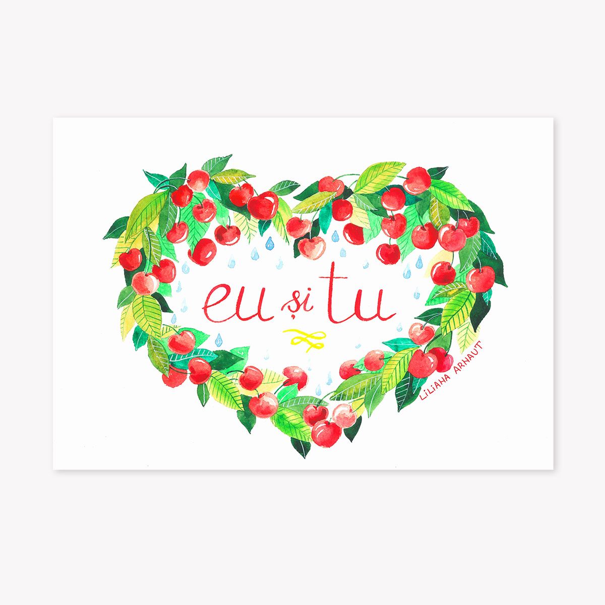 Magnet de frigider "Eu și tu" - imagine 1