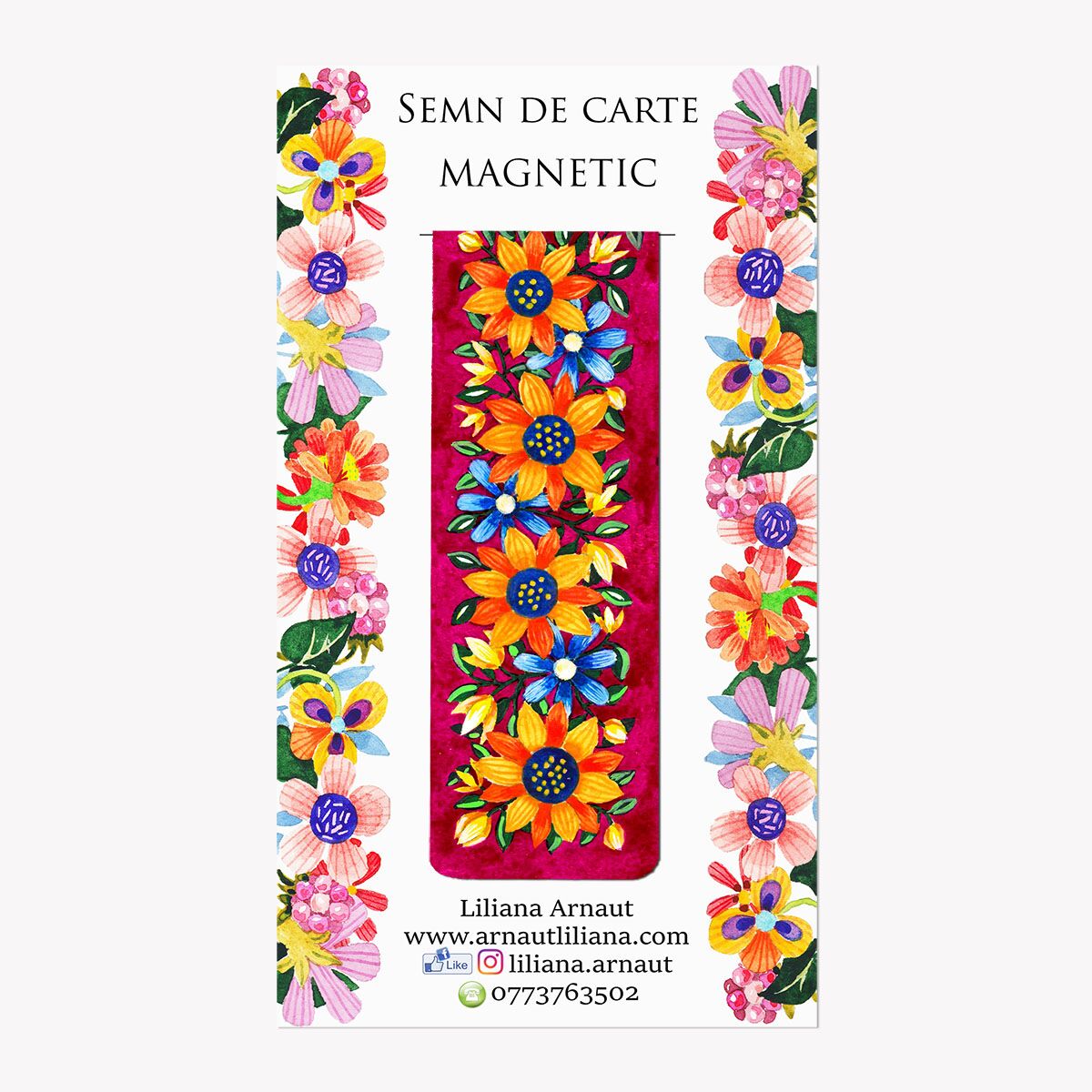 Semn magnetic de carte "Dragostea îndelung rabdă" - imagine 1