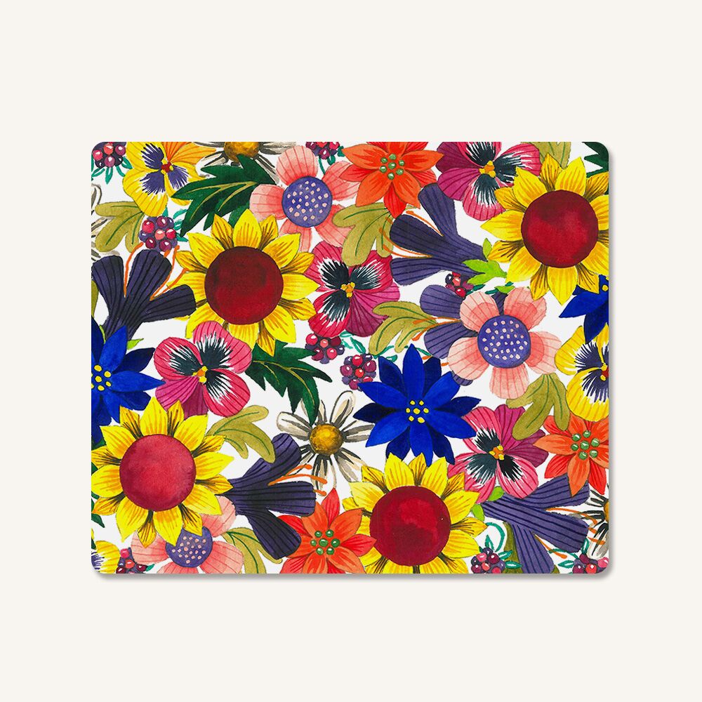 Mousepad cu flori colorate - imagine 1