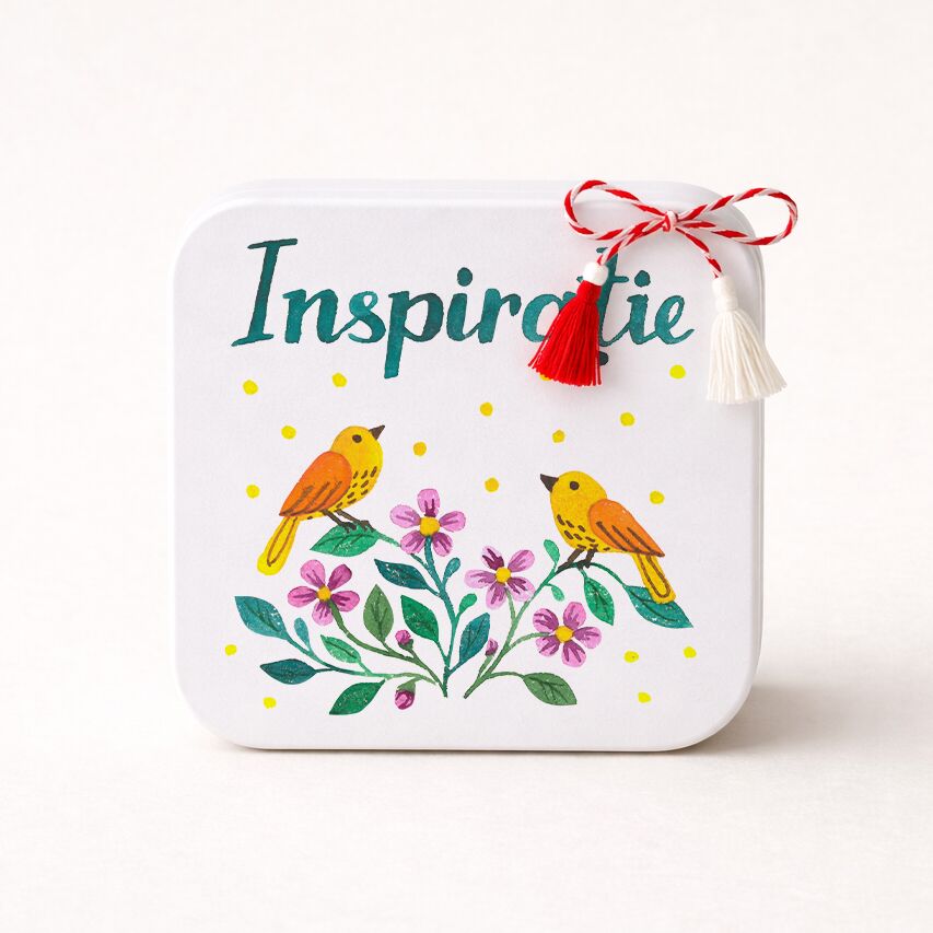 Lumânare naturală, parfum floral "Inspirație" - Mărțișor - imagine 1